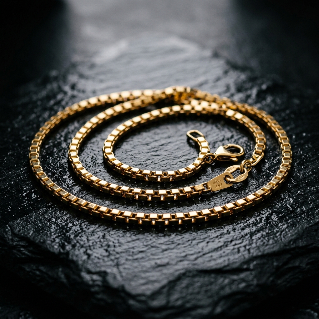 Gold necklace — $200